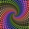 Swirly rainbow background