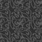 Swirly seamless pattern in shades of grey