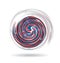 Swirly usa colors icon