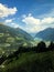Swiss Alps above Lake Poschiavo
