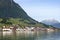 Swiss alps landscape and lake Lucerne