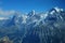 Swiss alps: Paragliding at Schilthorn viewing Eiger, MÃ¶nch and Jungfrau peaks above Grindelwald