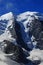 Swiss alps: The Piz Buin glacier at Bernina group mountains near Pontresina