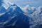 Swiss alps: The Piz PalÃ¼ glacier at Bernina group mountains near Pontresina in the upper Engadin