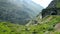 Swiss Alps Scenic Landscape. Switzerland Mountains Scenery. Europe.