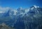 Swiss Alps: Schilthorn mountain view to Eiger, MÃ¶nch, Jungfrau