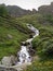 Swiss Alps waterfall