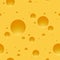 Swiss cheese seamless pattern