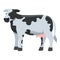 Swiss cow icon cartoon vector. Farm cattle