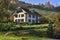 Swiss farm and house in the middle of nature near Gurten hill from Wabern