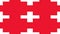 Swiss flag on infinite zoom