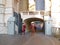 Swiss Guards guarding the entrance to Vatican.