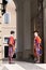 Swiss Guards near summer residence of Pope, Italy