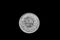Swiss Half Franc Coin Isolated On A Black Background