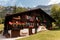 Swiss house in the mountings - Lauterbrunnen Valley, Switzerland