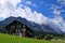 Swiss hut in Alps