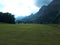 Swiss mountain, greenery, sky