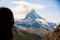 Swiss mountain Matterhorn- monumental rock formations in the Alps