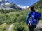 Swiss mountains in the summer - hiking