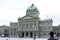 Swiss Parliament Building called Bundeshaus in Berne