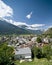 Swiss town of Gampel