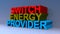 Switch energy provider on blue