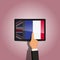 Switch from english to french language e-learning platform