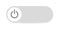 Switch toggle button . Power button icon . Grey button off on , vector illustration . White background