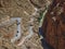 switchbacks of the dades gorges in the mountains of Morocco