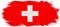 Switzerland background banner pattern template - Abstract brushstroke paint brush splash in the colors of swiss flag, isolated on