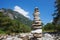 Switzerland, cairn, Stack of rocks