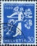 Switzerland - Circa 1939: a postage stamp printed in the swiss showing the Swiss symbol the crossbow with apple branch Text: Swiss
