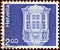 SWITZERLAND - CIRCA 1973: A stamp printed in Switzerland shows detail from Saint Jean Baptiste Church, Grandson, circa 1973.