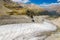 Switzerland, Engadine, Morteratsch Glacier, aerial (September 2019