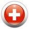 Switzerland Flag Aqua Button