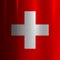 Switzerland Flag Metallic Texture Background