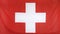 Switzerland Flag real fabric