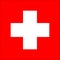 Switzerland flag vector icon
