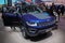 Switzerland; Geneva; March 8, 2018; The Jeep Compass front side; The 88th International Motor Show in Geneva from 8th to