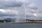 Switzerland, Geneva, view of Lake Geneva
