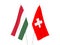 Switzerland and Hungary flags