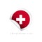 Switzerland Label Flags Template Design Illustration