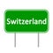 Switzerland road sign.