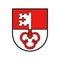 Switzerland, Swiss canton flag Obwalden city crest