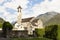 Switzerland Tessin Aurigeno catholic church