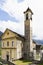 Switzerland Tessin Aurigeno church