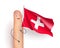 Switzerland waving flag