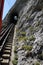 Switzerland: The world strongest rise cog railway with up to 48% grade driving up mount Pilatus at Lake Lucerne