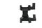 Swivel and Tilt Monitor Mount with Nato Clamp cut out on white background.