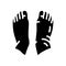 swollen ankles feet disease symptom glyph icon vector illustration
